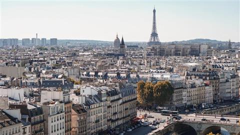 Paris city center
