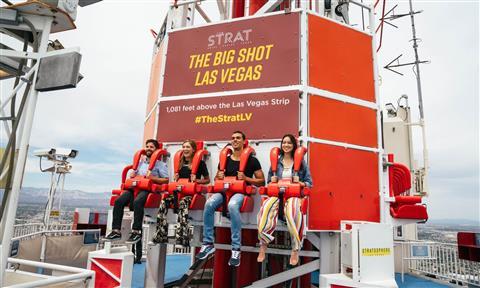 Des manèges à sensations fortes au STRAT Hotel, au Casino et au SkyPod